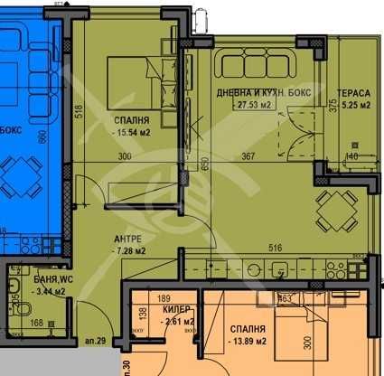 Двустаен апартамент в Пловдив, Остромила - 80 кв.м за 920 €/кв.м - Снимка #1