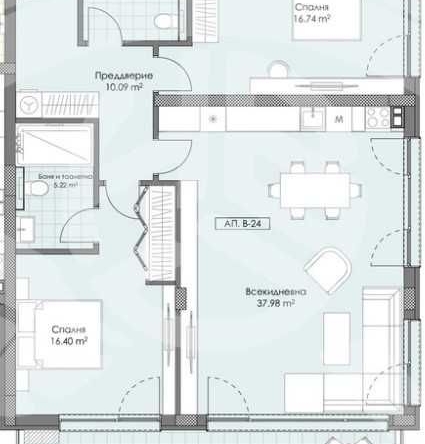 Тристаен апартамент в Пловдив, Остромила - 120 кв.м за 1307 €/кв.м - Снимка #1