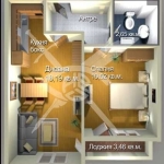 Двустаен апартамент в Бургас, Меден рудник - зона А - 34 кв.м за 1721 €/кв.м - Снимка #1