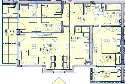 Тристаен апартамент в Асеновград - 109 кв.м за 766 €/кв.м - Снимка #1