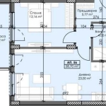 Двустаен апартамент в Пловдив, Тракия - 74 кв.м за 1093 €/кв.м - Снимка #1