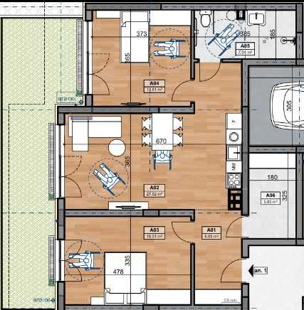 Тристаен апартамент в Пловдив, Кършияка - 107 кв.м за 1276 €/кв.м - Снимка #1