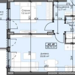 Двустаен апартамент в Пловдив, Тракия - 74 кв.м за 1093 €/кв.м - Снимка #1