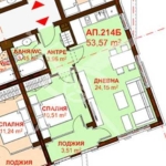 Двустаен апартамент в Бургас, Сарафово - 53 кв.м за 1593 €/кв.м - Снимка #1