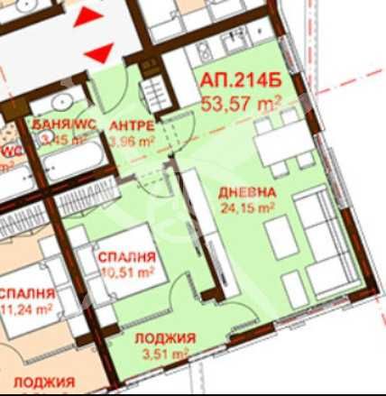 Двустаен апартамент в Бургас, Сарафово - 53 кв.м за 1593 €/кв.м - Снимка #1