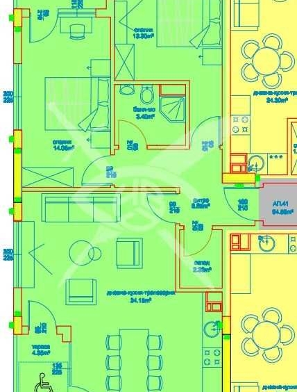 Тристаен апартамент в Бургас, Изгрев - 111 кв.м за 793 €/кв.м - Снимка #1