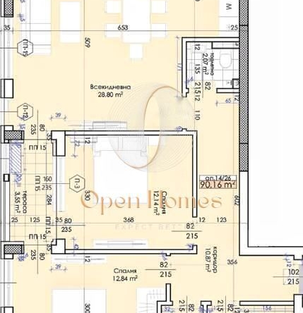 Тристаен апартамент в Пловдив, Христо Смирненски - 105 кв.м за 1390 €/кв.м - Снимка #1