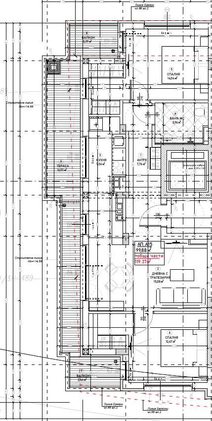 Тристаен апартамент в София, Левски В - 119 кв.м за 977 €/кв.м - Снимка #1