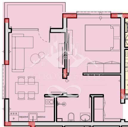 Двустаен апартамент в Велинград - 52 кв.м за 900 €/кв.м - Снимка #1