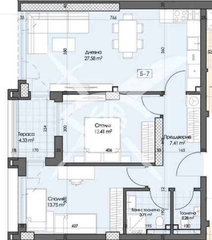 Тристаен апартамент в Пловдив, Кършияка - 98 кв.м за 612 €/кв.м - Снимка #1