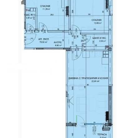 Тристаен апартамент в Пловдив, Христо Смирненски - 91 кв.м за 1347 €/кв.м - Снимка #1