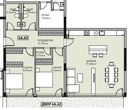 Тристаен апартамент в София, Манастирски ливади - 126 кв.м за 3485 €/кв.м - Снимка #1