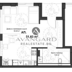 Едностаен апартамент в Пловдив, Кършияка - 63 кв.м за 917 €/кв.м - Снимка #1