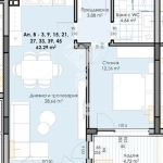 Двустаен апартамент в Пловдив, Кършияка - 74 кв.м за 956 €/кв.м - Снимка #1