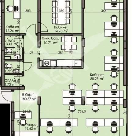 Офис в Бургас, Изгрев - 180 кв.м за 1104 €/кв.м - Снимка #1