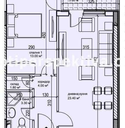 Двустаен апартамент в Пловдив, Кършияка - 69 кв.м за 1300 €/кв.м - Снимка #1