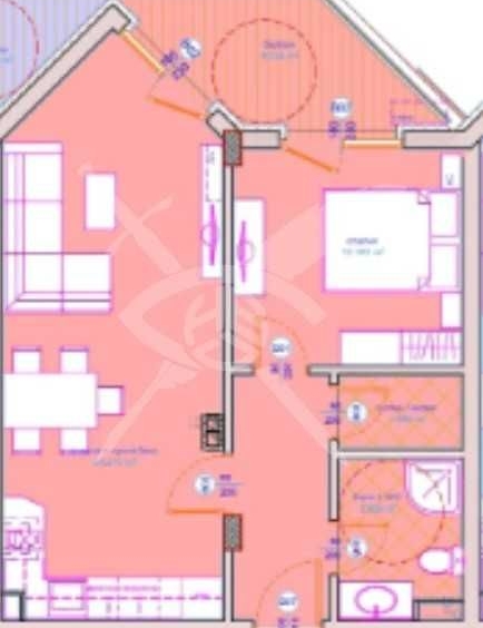 Двустаен апартамент в Бургас, Сарафово - 69 кв.м за 1291 €/кв.м - Снимка #1