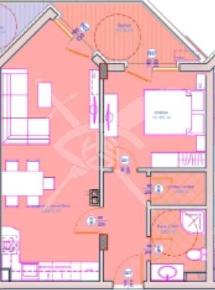 Двустаен апартамент в Бургас, Сарафово - 69 кв.м за 1291 €/кв.м - Снимка #1