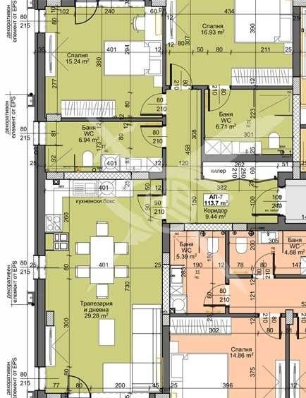 Дава се под наем Тристаен апартамент в Пловдив, Остромила - 130 кв.м за 130650 € - Снимка #1
