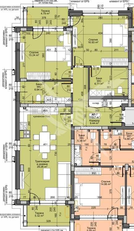 Дава се под наем Тристаен апартамент в Пловдив, Остромила - 130 кв.м за 130650 € - Снимка #1