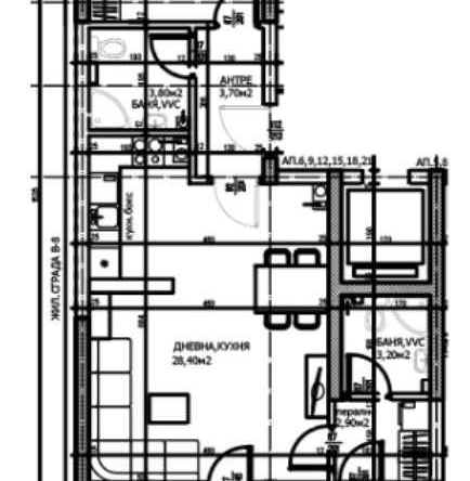 Тристаен апартамент в Пловдив, Тракия - 96 кв.м за 1157 €/кв.м - Снимка #1