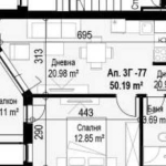 Двустаен апартамент в София, Банишора - 59 кв.м за 1880 €/кв.м - Снимка #1