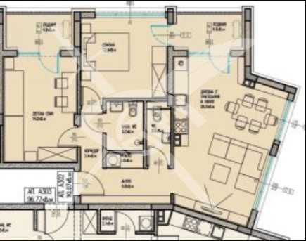 Тристаен апартамент в Бургас, Славейков - 102 кв.м за 1057 €/кв.м - Снимка #1