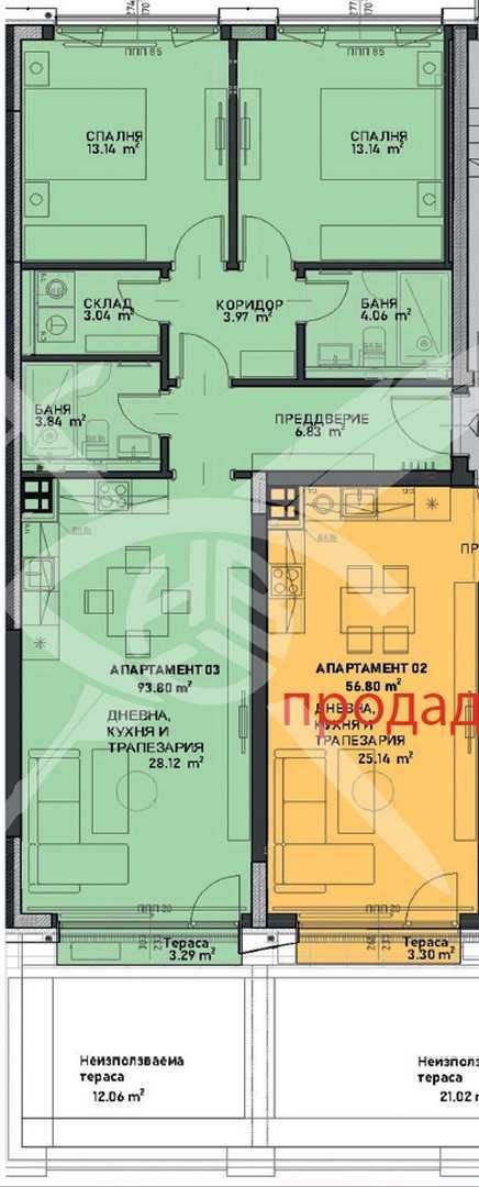 Тристаен апартамент в София, Център - 112 кв.м за 1220 €/кв.м - Снимка #1