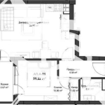 Двустаен апартамент в Пловдив, Кючук Париж - 64 кв.м за 1247 €/кв.м - Снимка #1