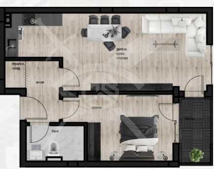 Двустаен апартамент в Пловдив, Кючук Париж - 74 кв.м за 1205 €/кв.м - Снимка #1