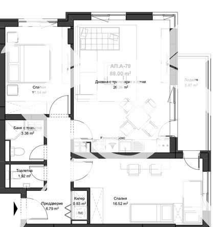 Тристаен апартамент в Пловдив, Кючук Париж - 103 кв.м за 1235 €/кв.м - Снимка #1