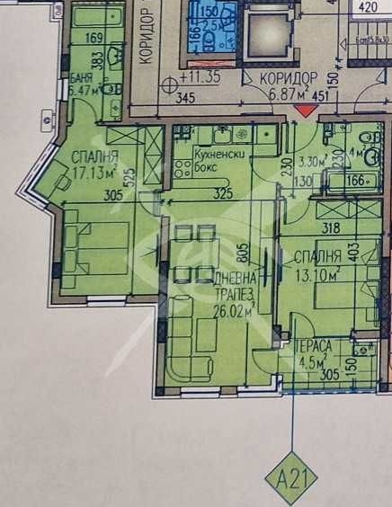 Тристаен апартамент в Асеновград - 105 кв.м за 848 €/кв.м - Снимка #1