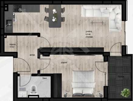 Двустаен апартамент в Пловдив, Кючук Париж - 71 кв.м за 618 €/кв.м - Снимка #1