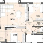 Тристаен апартамент в Пловдив, Кършияка - 103 кв.м за 592 €/кв.м - Снимка #1