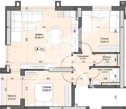 Тристаен апартамент в Пловдив, Кършияка - 103 кв.м за 592 €/кв.м - Снимка #1