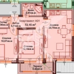 Тристаен апартамент в Айтос - 72 кв.м за 491 €/кв.м - Снимка #1