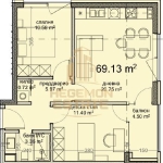 Тристаен апартамент в Варна, Владислав Варненчик - 82 кв.м за 659 €/кв.м - Снимка #1