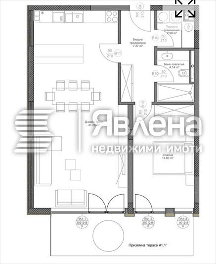 Двустаен апартамент в Варна, Бриз - 99 кв.м за 1718 €/кв.м - Снимка #1