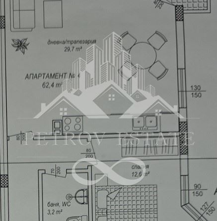 Двустаен апартамент в Велинград - 69 кв.м за 510 €/кв.м - Снимка #1