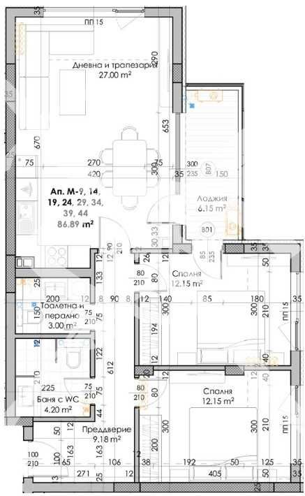 Тристаен апартамент в Пловдив, Кючук Париж - 103 кв.м за 451 €/кв.м - Снимка #1