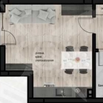 Едностаен апартамент в Пловдив, Кючук Париж - 46 кв.м за 1202 €/кв.м - Снимка #1