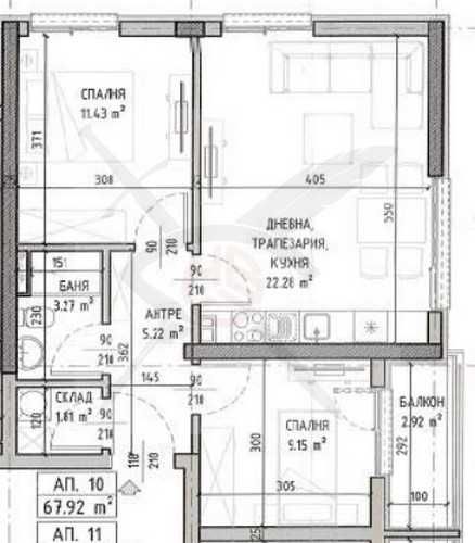Тристаен апартамент в София, Малинова долина - 78 кв.м за 1598 €/кв.м - Снимка #1