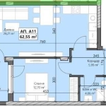 Двустаен апартамент в Пловдив, Кършияка - 75 кв.м за 1266 €/кв.м - Снимка #1