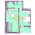 Двустаен апартамент в Варна, Владислав Варненчик - 63 кв.м за 686 €/кв.м - Снимка #1