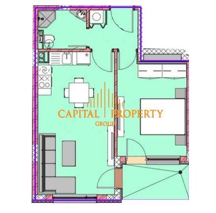 Двустаен апартамент в Варна, Владислав Варненчик - 63 кв.м за 686 €/кв.м - Снимка #1