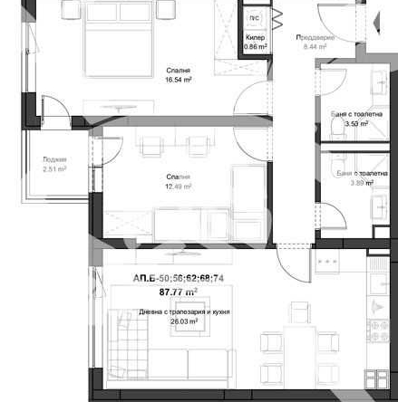 Тристаен апартамент в Пловдив, Кючук Париж - 103 кв.м за 1231 €/кв.м - Снимка #1