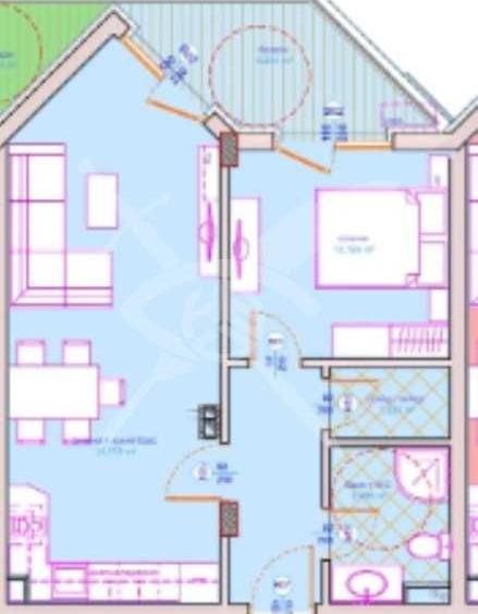Двустаен апартамент в Бургас, Сарафово - 69 кв.м за 684 €/кв.м - Снимка #1