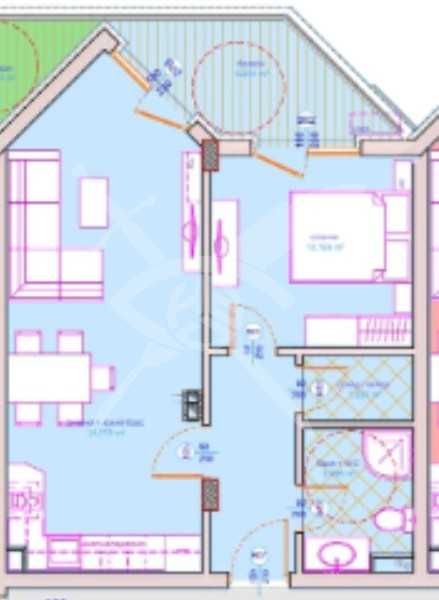 Двустаен апартамент в Бургас, Сарафово - 69 кв.м за 1241 €/кв.м - Снимка #1