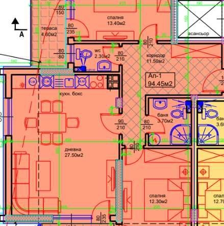 Тристаен апартамент в Асеновград - 110 кв.м за 806 €/кв.м - Снимка #1