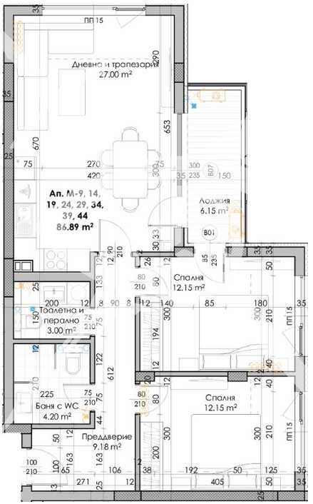 Тристаен апартамент в Пловдив, Кючук Париж - 102 кв.м за 452 €/кв.м - Снимка #1